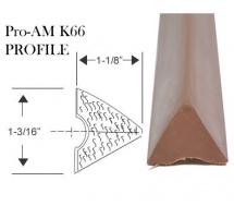 Pro-Am K-66 Rail Rubber Cushions - Profile