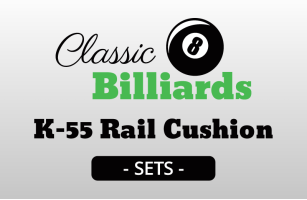 Classic Billiards K-55 Rail Cushion Set
