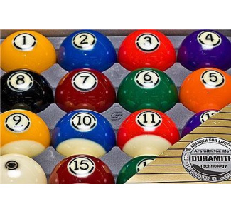 Aramith Tournament set with Duramith™ Technology (2¼ inch balls)